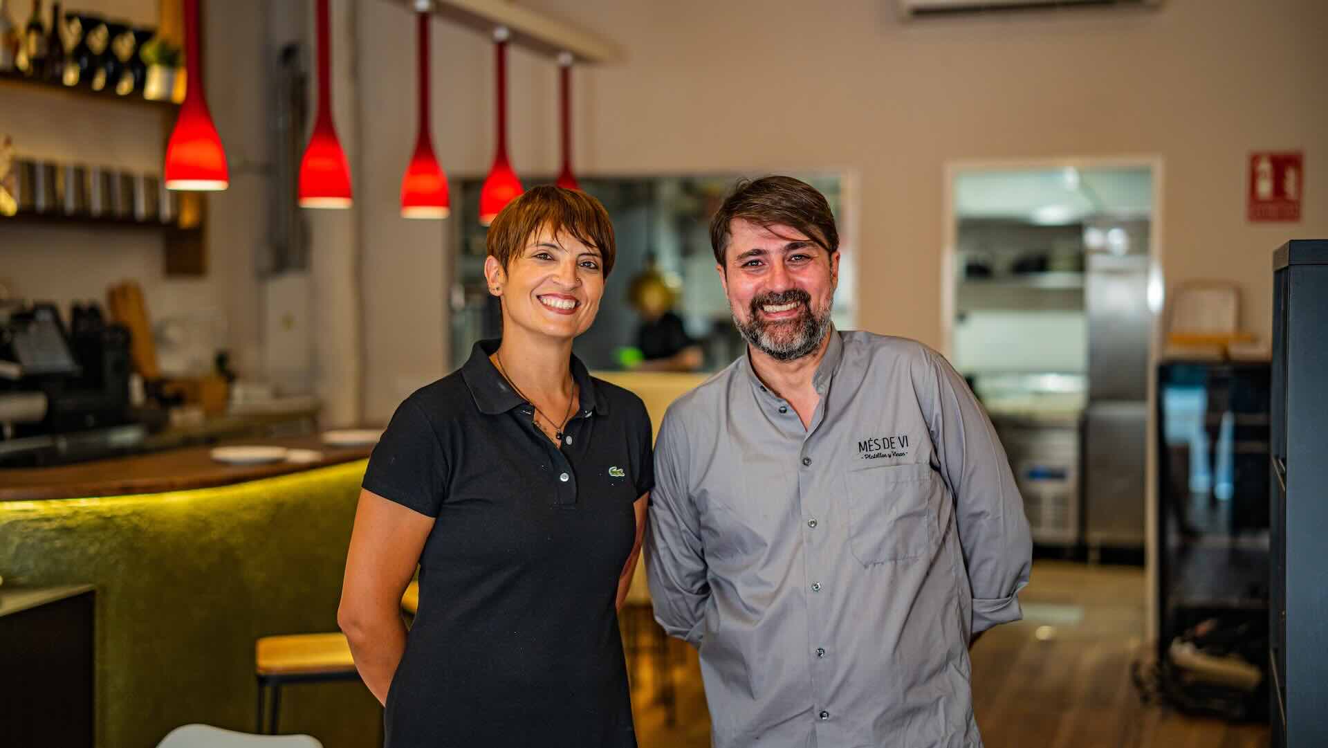 Angel y Raquel, responsables de Mes de Vi