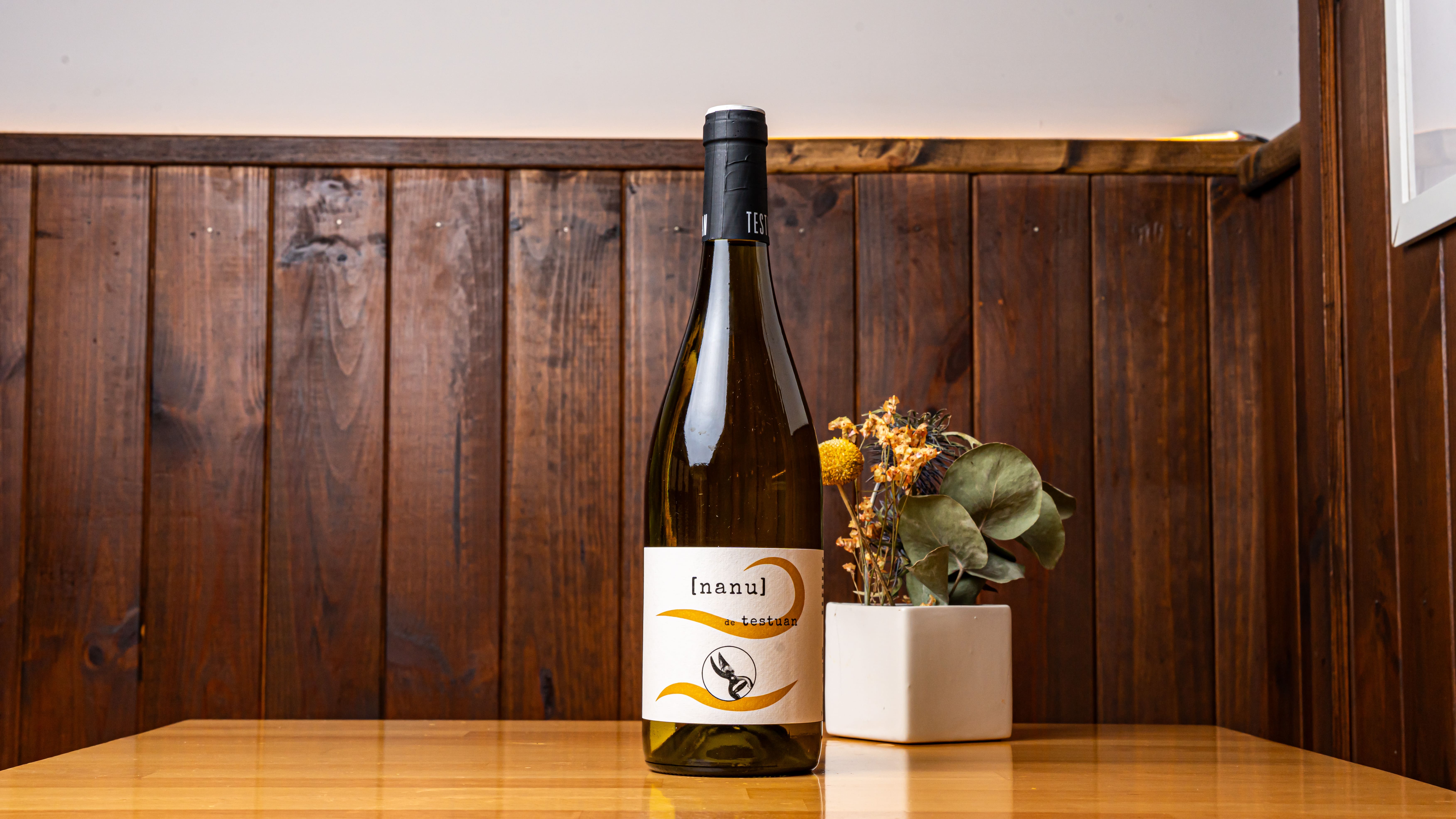 Nanu de Testuan, vino blanco de Pansa Blanca en la carta de vinos de Més de Vi