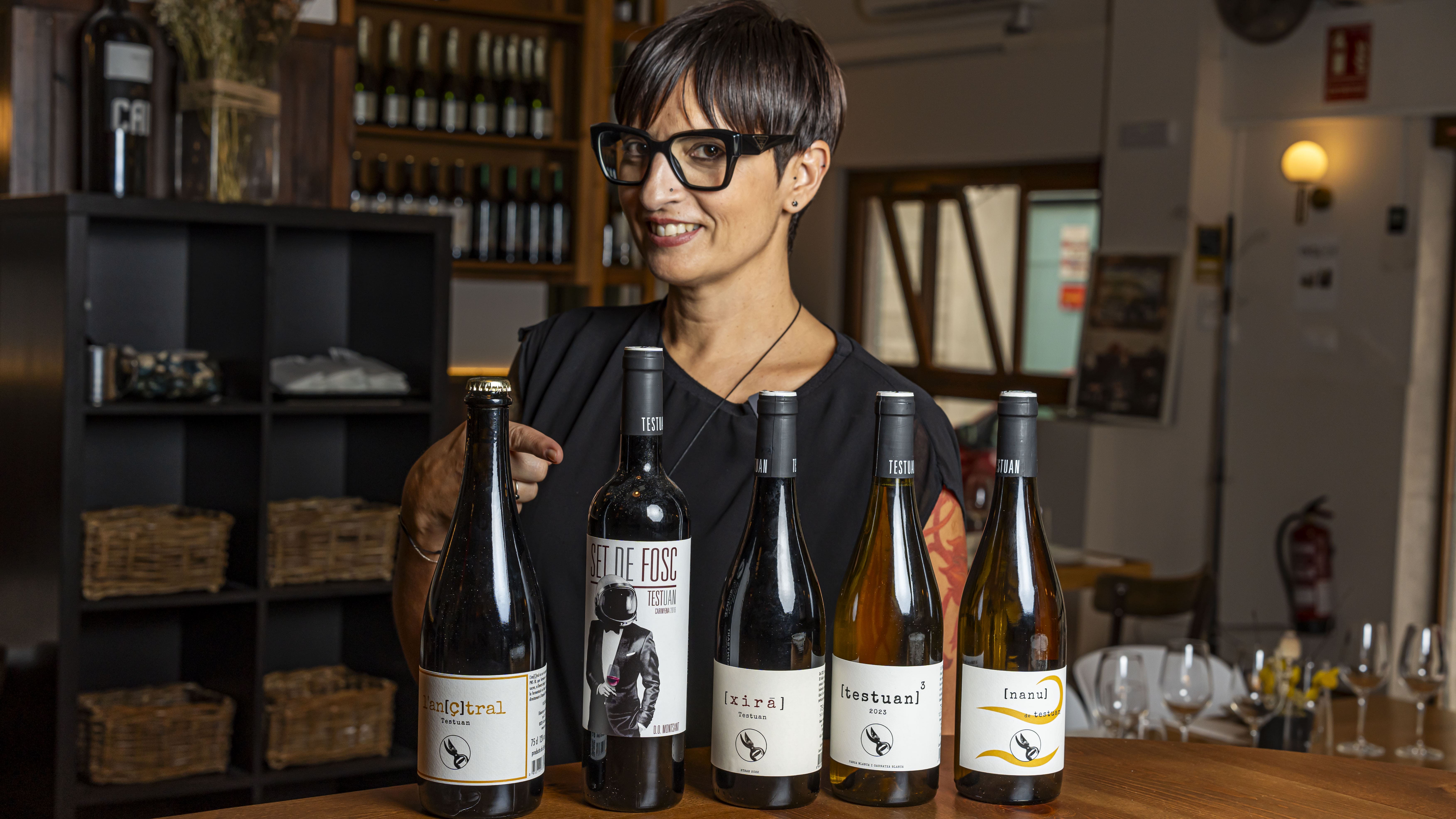Selección de vinos Testuan disponible en la carta de Més de Vi, Barcelona