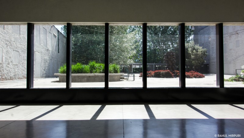 Vista interior del Museu Can Framis de Barcelona