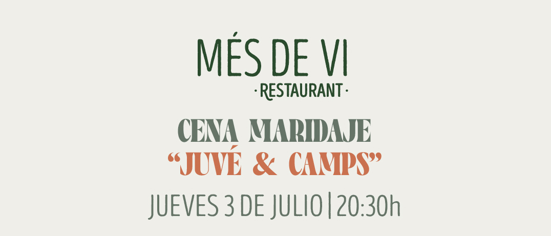 Pairing dinner Pagos de Anguix and Juvé i Camps at Més de Vi